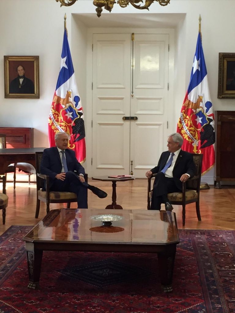 Heraldo Muñoz tras reunión con el Presidente Piñera: “Hay voluntad de dialogar”