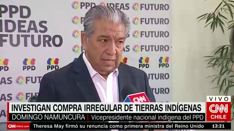 Vicepresidencia Indígena PPD cuestiona compra de tierras y exige suspender consulta