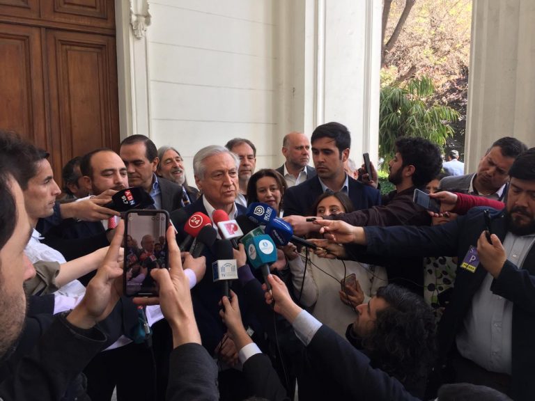 Heraldo Muñoz al Presidente Piñera: “No estamos en guerra, no hay una lucha entre hermanos”