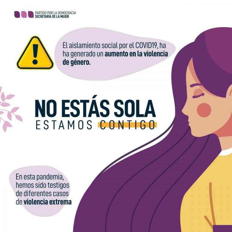 Campaña #NoEstásSola apoya, informa y acompaña a víctimas de violencia de género en Arica