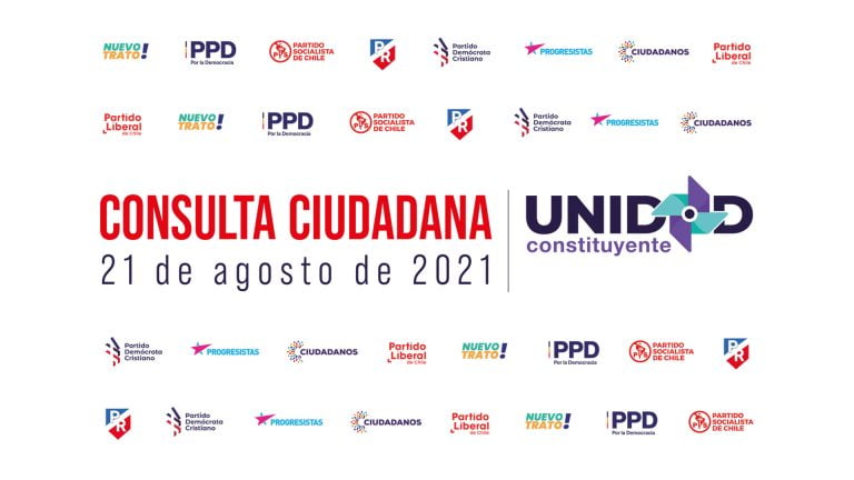 Partidos de Unidad Constituyente inscriben candidaturas para consulta del 21 de agosto y se sortea orden en el voto