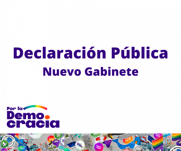 Declaración Pública por nombramiento del nuevo gabinete del Presidente electo