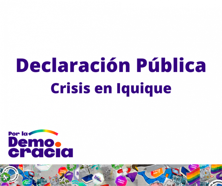 Declaración Pública del PPD por crisis de seguridad y migratoria en Iquique
