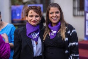 Ministra Tohá y Vicemujer PPD Daniela Barrera