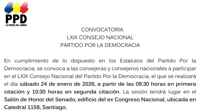 CONVOCATORIA CONSEJO 69